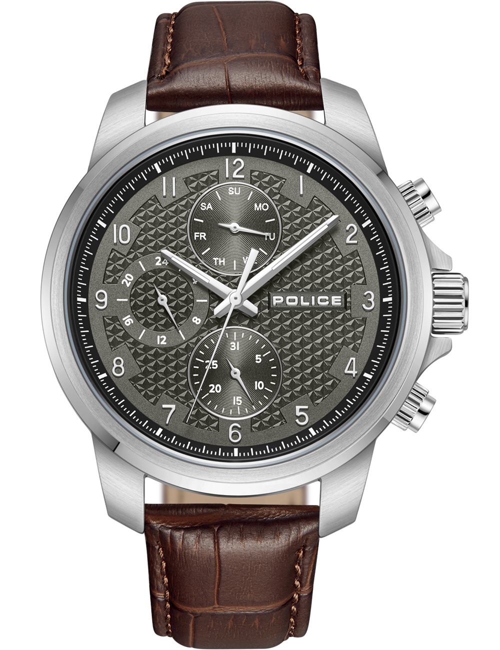 4894816123222 - Herren Armbanduhr Analog Silber 42 mm - Edelstahl - Uhr - Uhren - Herrenuhren - Armbanduhren