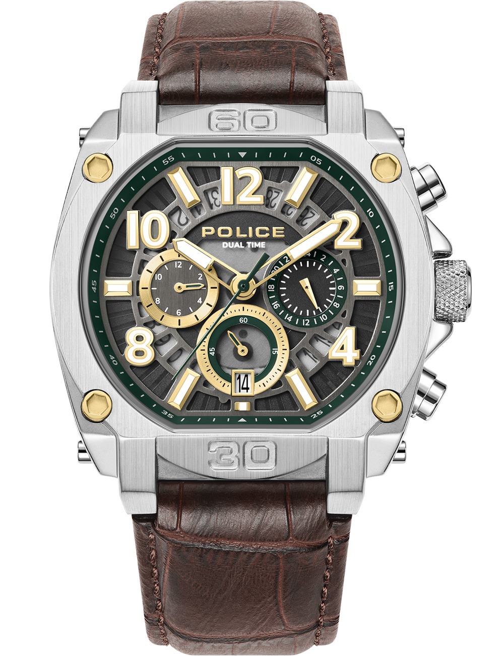 Police PEWJF0021902 Herrenuhr Norwood Chronograph 45mm 5ATM