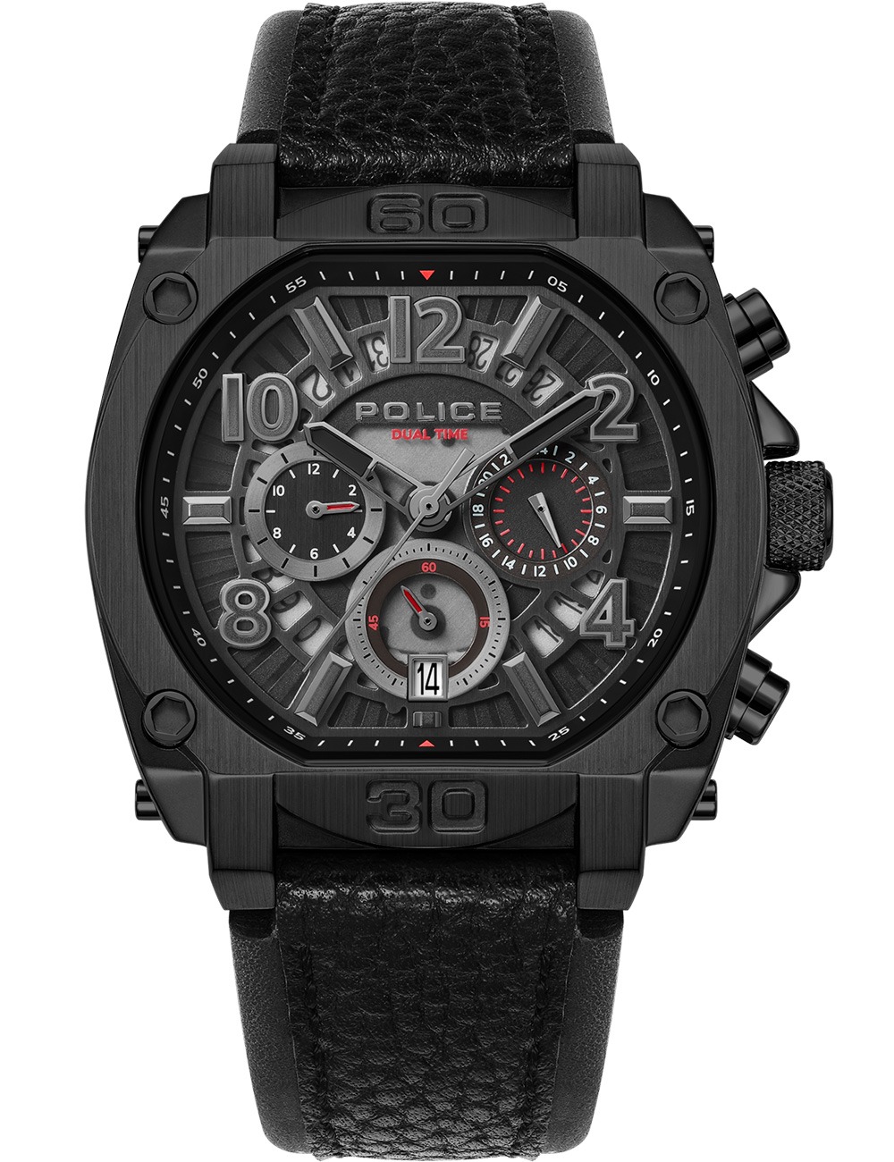 4894816121365 - Herren Armbanduhr Analog Quarz Edelstahl Silber 44 mm - Uhr günstig kaufen
