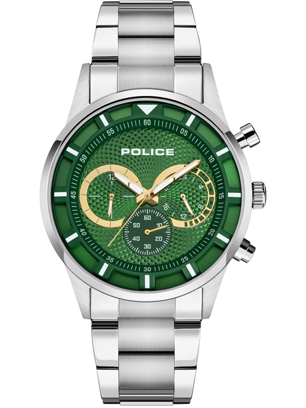 Police PEWJK2014301M-SET Herrenuhr Driver Chronograph Set 45mm 5ATM