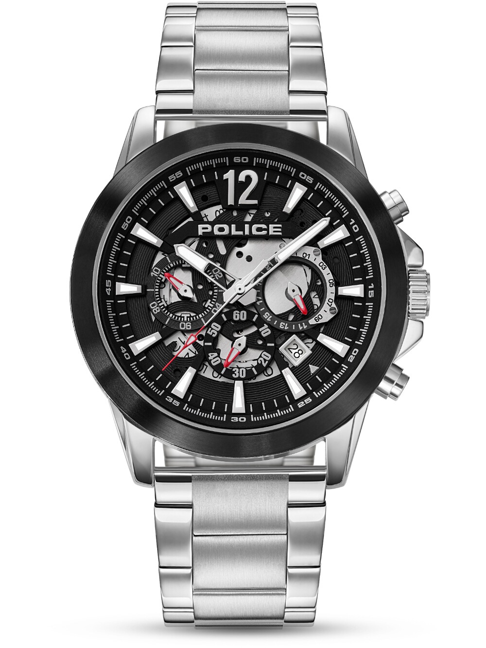 Police PEWJK2194940 Herrenuhr Vertigo Chronograph 47mm 5ATM