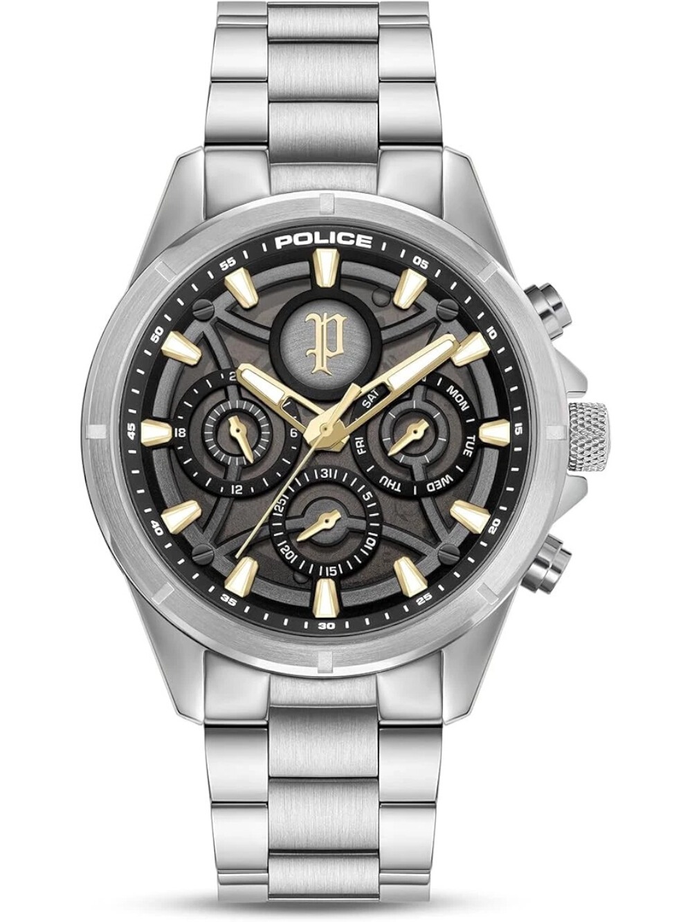 Police PEWJK2227814M Herrenuhr Defender Chronograph Set 45mm 5ATM
