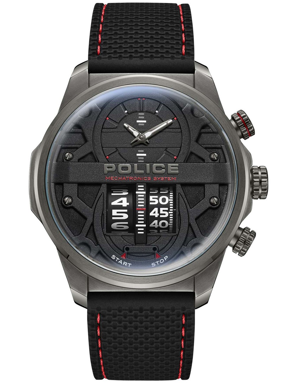 4894816110437 - Herren Armbanduhr Chronograph Schwarz Rot 44mm Edelstahl Armband Uhr Herrenuhr Sportuhr 4894816110437 - Herren Armbanduhr Chronograph Schwarz Rot 44mm Edelstahl Armband Uhr Herrenuhr Sportuhr
