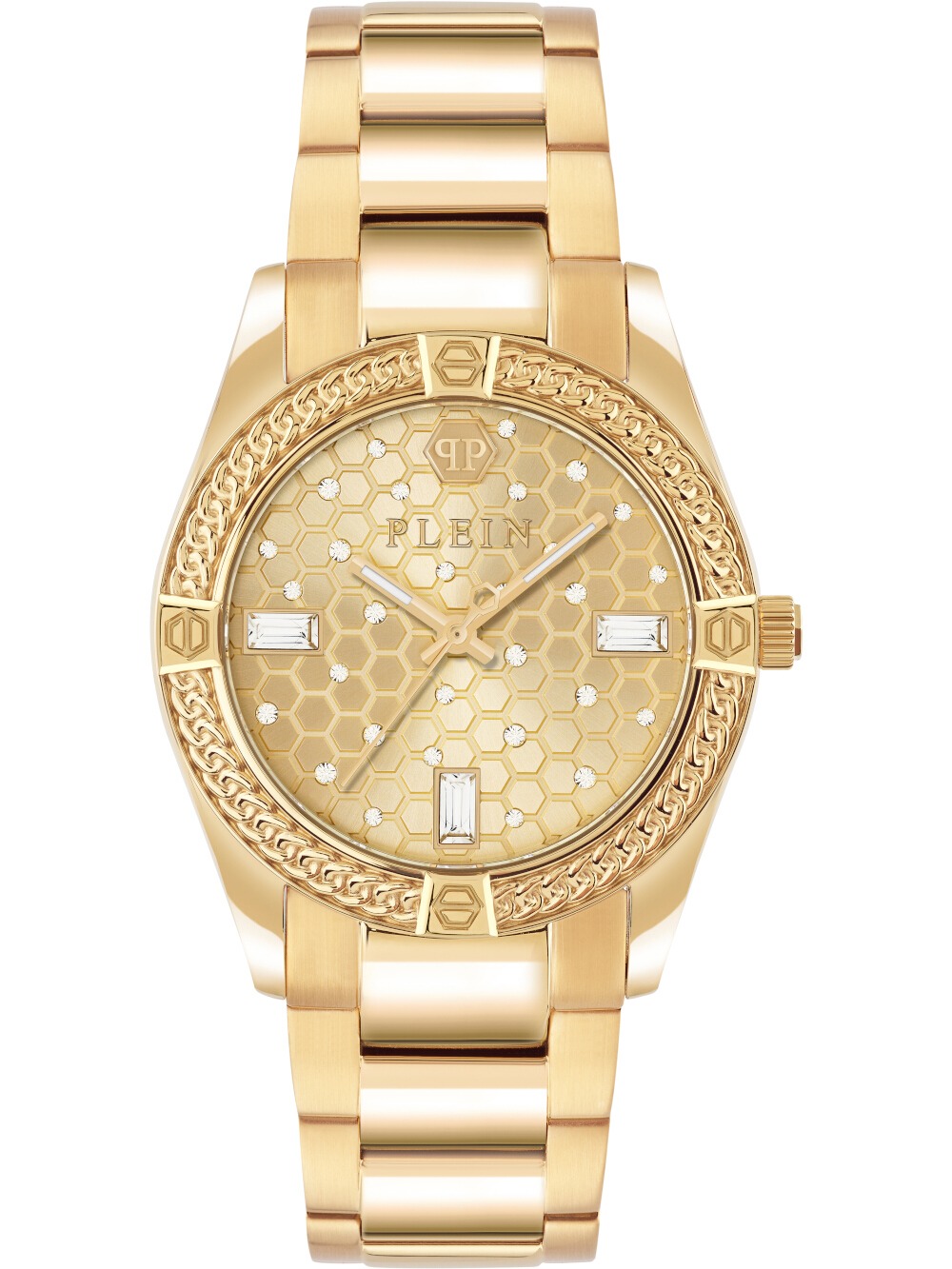 7630615179124 - PW1FA0425 Damenuhr Plein Icon Chain 36mm 5ATM