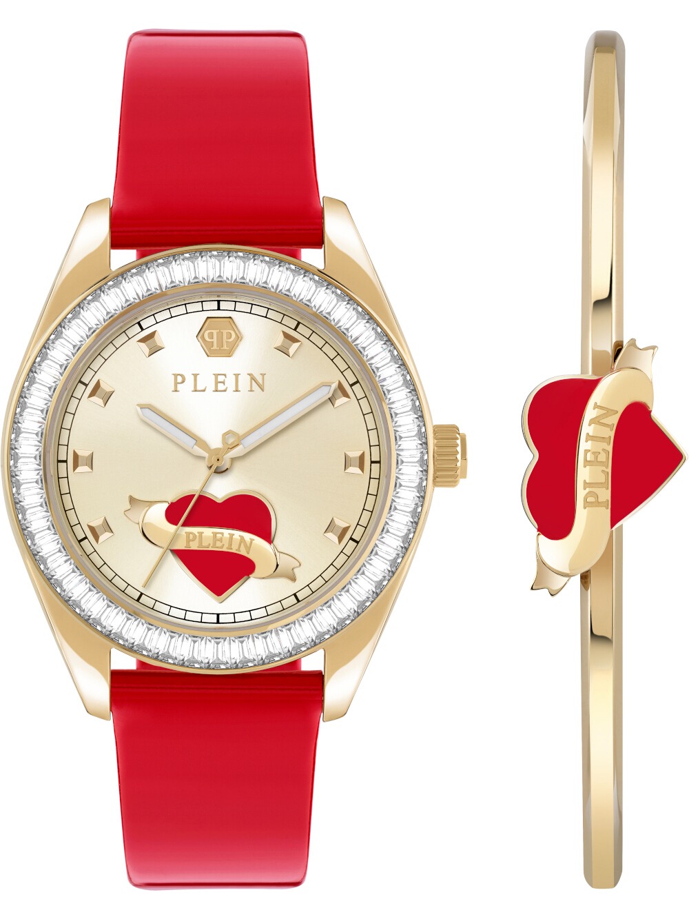 7630615170862 - PW2BA0825 Damenuhr Plein Valentine Set 38mm 5ATM