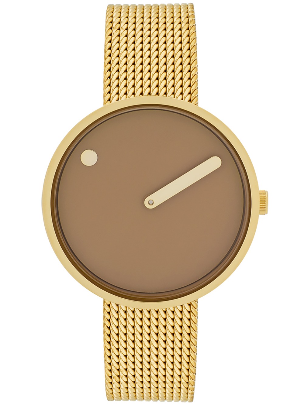 5712799028565 - Picto 34002-0914G Cappuccino Brown Unisex 34mm 5ATM