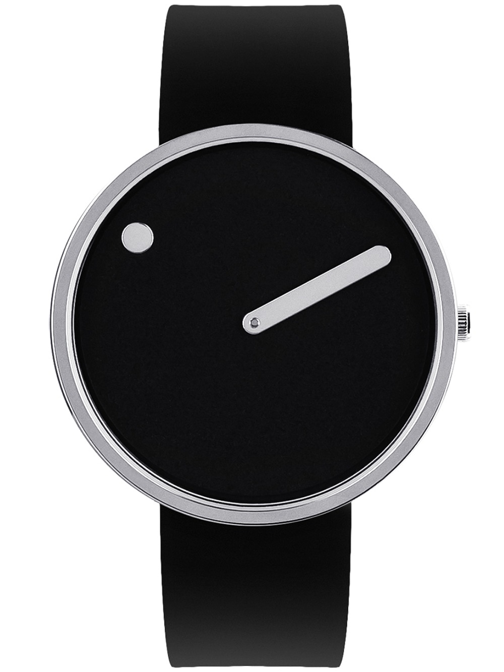 5712799001926 - Picto 43370-0120S Black Silicone Unisex 40mm 5ATM