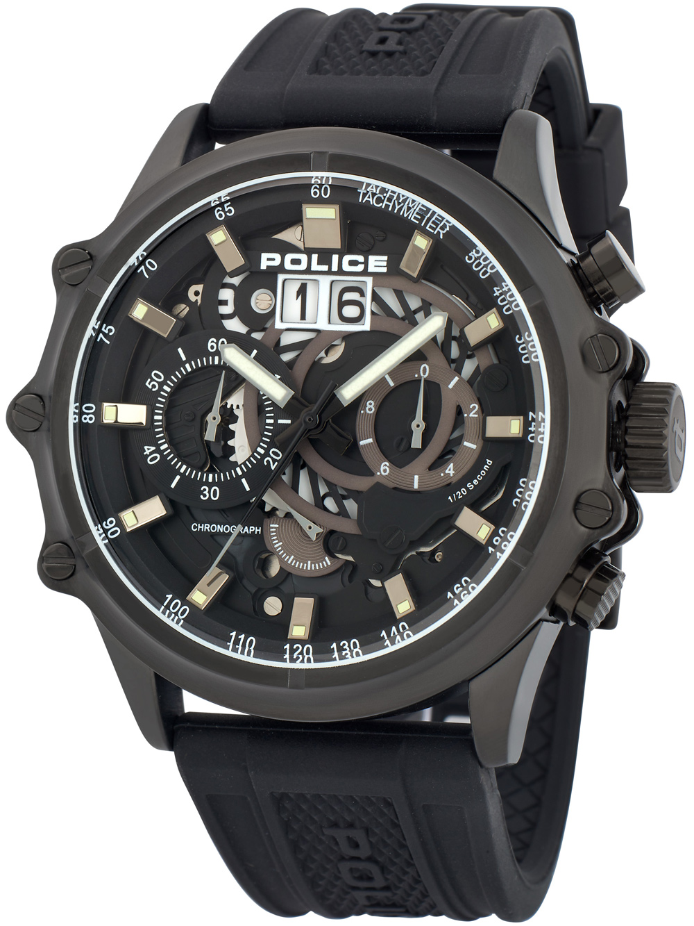 Police PL16018JSB.02P Luang Chronograph 48mm 10ATM