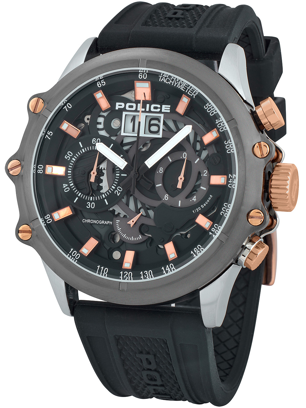 Police PL16018JSTU.13P Luang Chronograph 48mm 10ATM