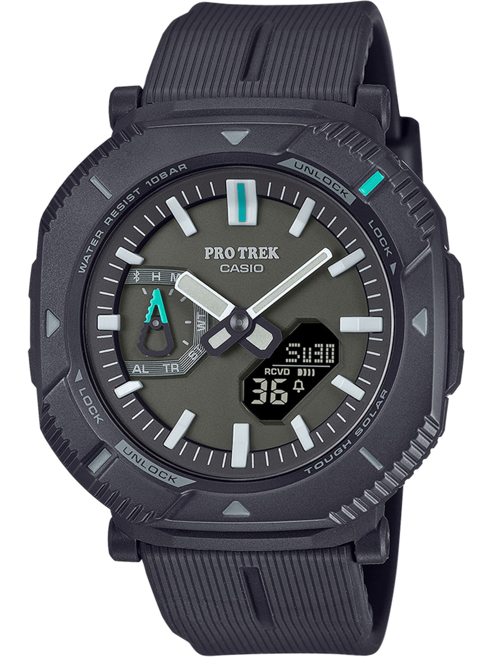 4549526381447 - Smartwatch CASIO PRO TREK Smartwatches schwarz Armbanduhr Herrenuhr bis 10 bar wasserdicht Bluetooth 4549526381447 - Smartwatch CASIO PRO TREK Smartwatches schwarz Armbanduhr Herrenuhr bis 10 bar wasserdicht Bluetooth