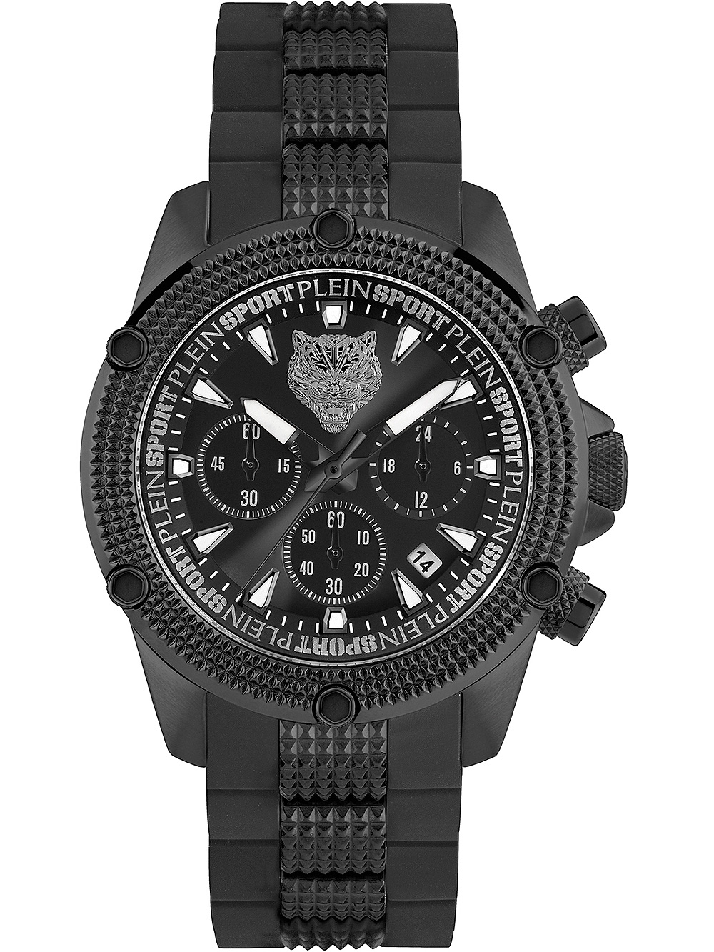7630615131351 - Plein Sport PSDBA1023 Hurricane Chronograph Herrenuhr 44mm 5ATM 7630615131351 - Plein Sport PSDBA1023 Hurricane Chronograph Herrenuhr 44mm 5ATM