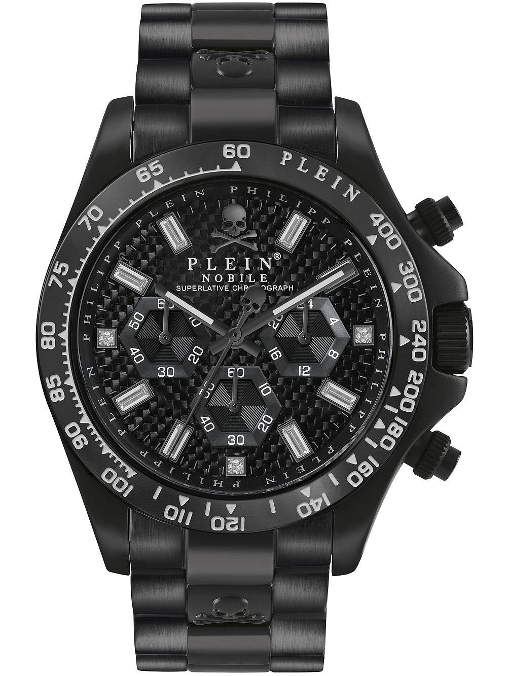 Philipp Plein PWCAA0621 Nobile Wonder Chronograph Herrenuhr 43mm 5ATM