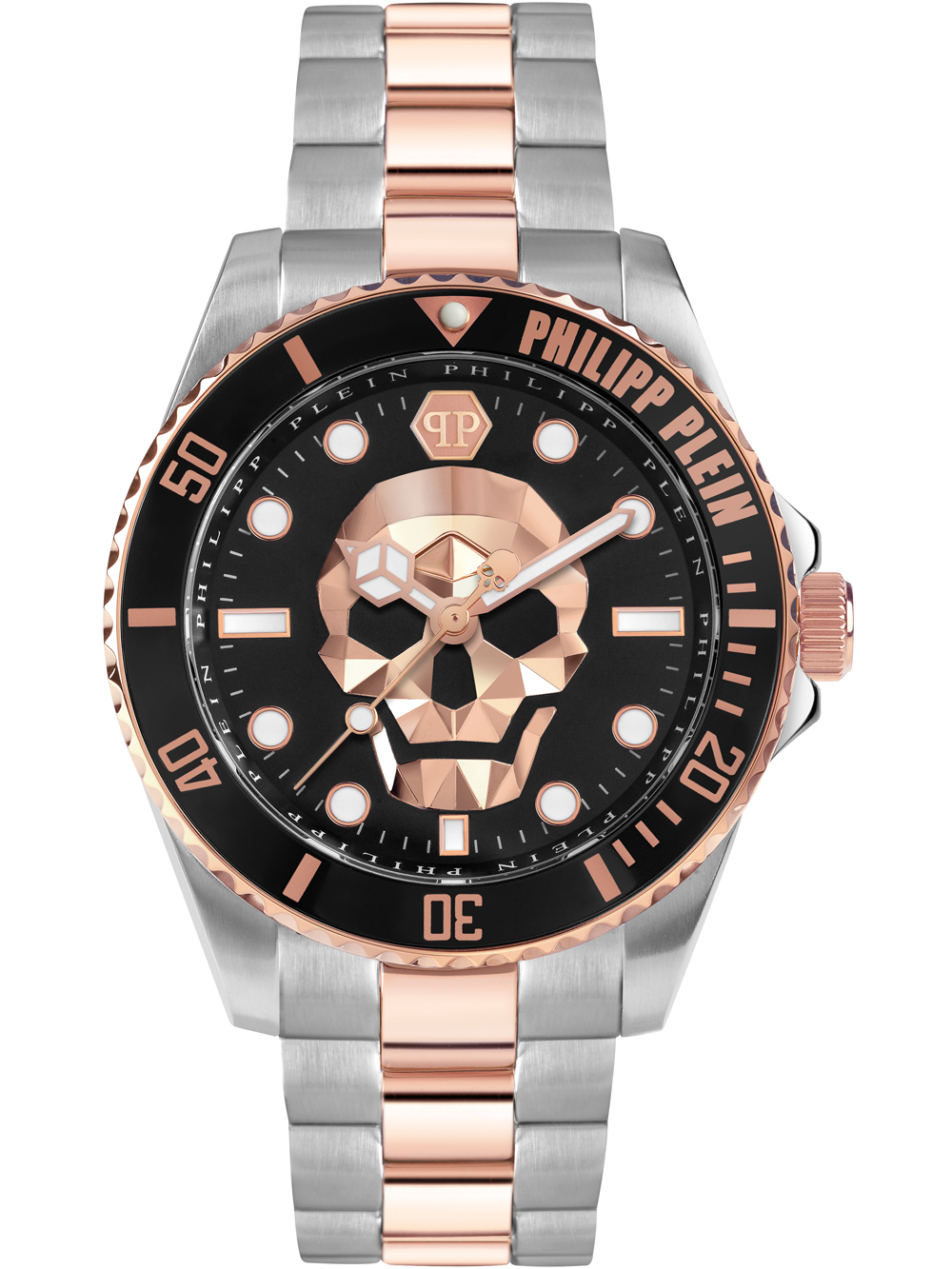 Philipp Plein PWOAA0822 The $kull Diver Herrenuhr 44mm 10ATM