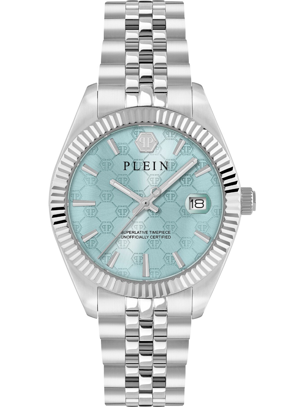 Philipp Plein PWYFA0726 Damenuhr Date Superaltive 34mm 5ATM