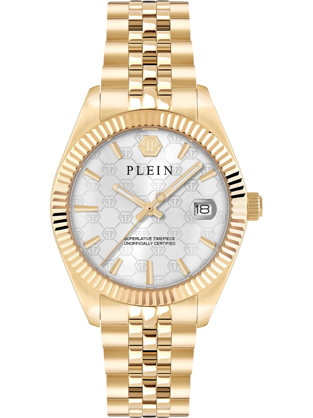 Philipp Plein PWYFA1026 Damenuhr Date Superaltive 34mm 5ATM