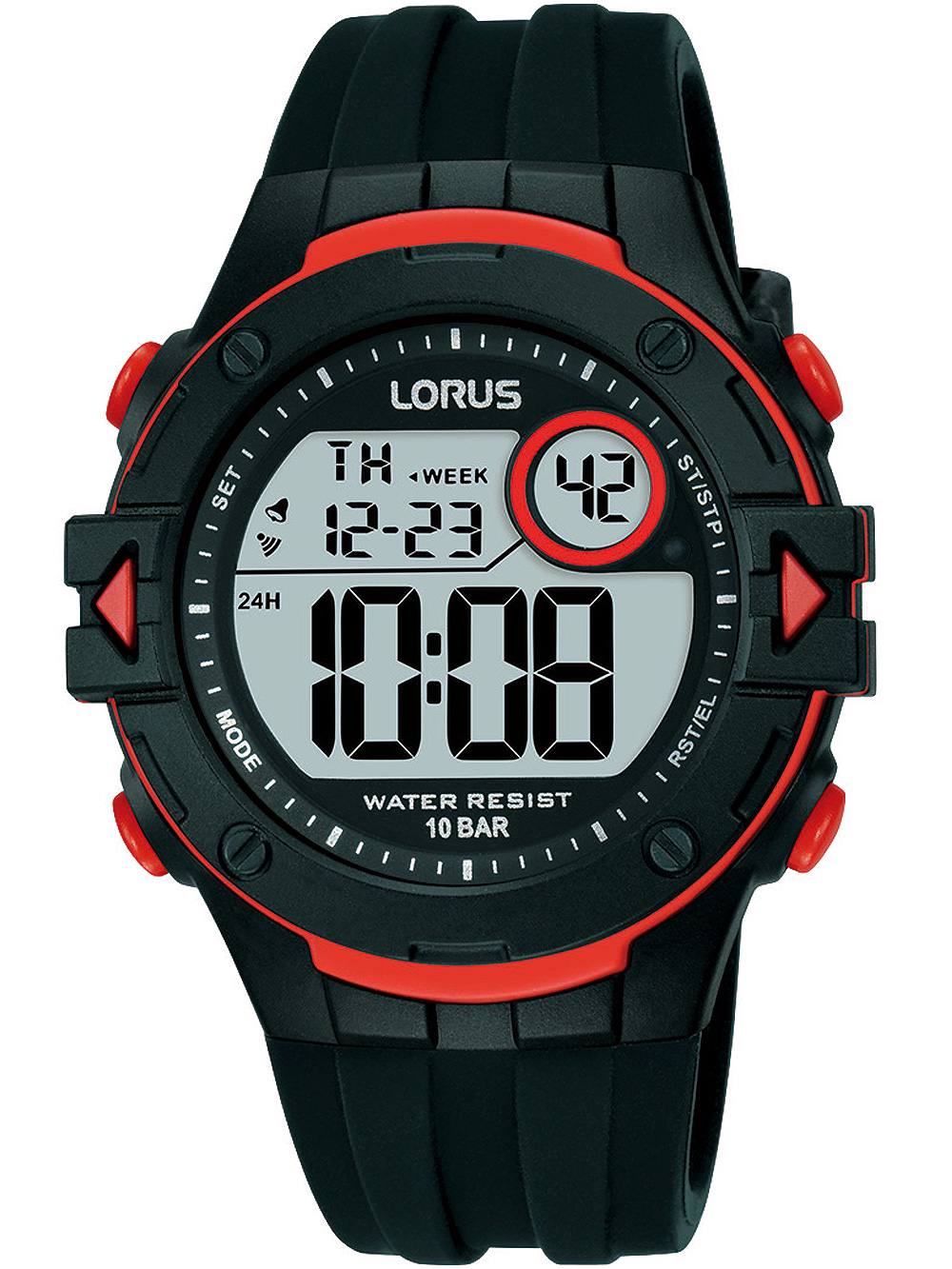 Lorus R2323PX9 Digital Herrenuhr 40mm 10ATM