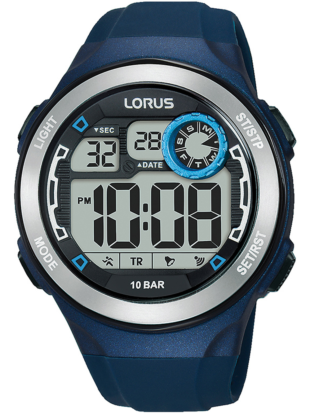 Lorus R2383NX9 Sport Digital Herrenuhr 45mm 10ATM