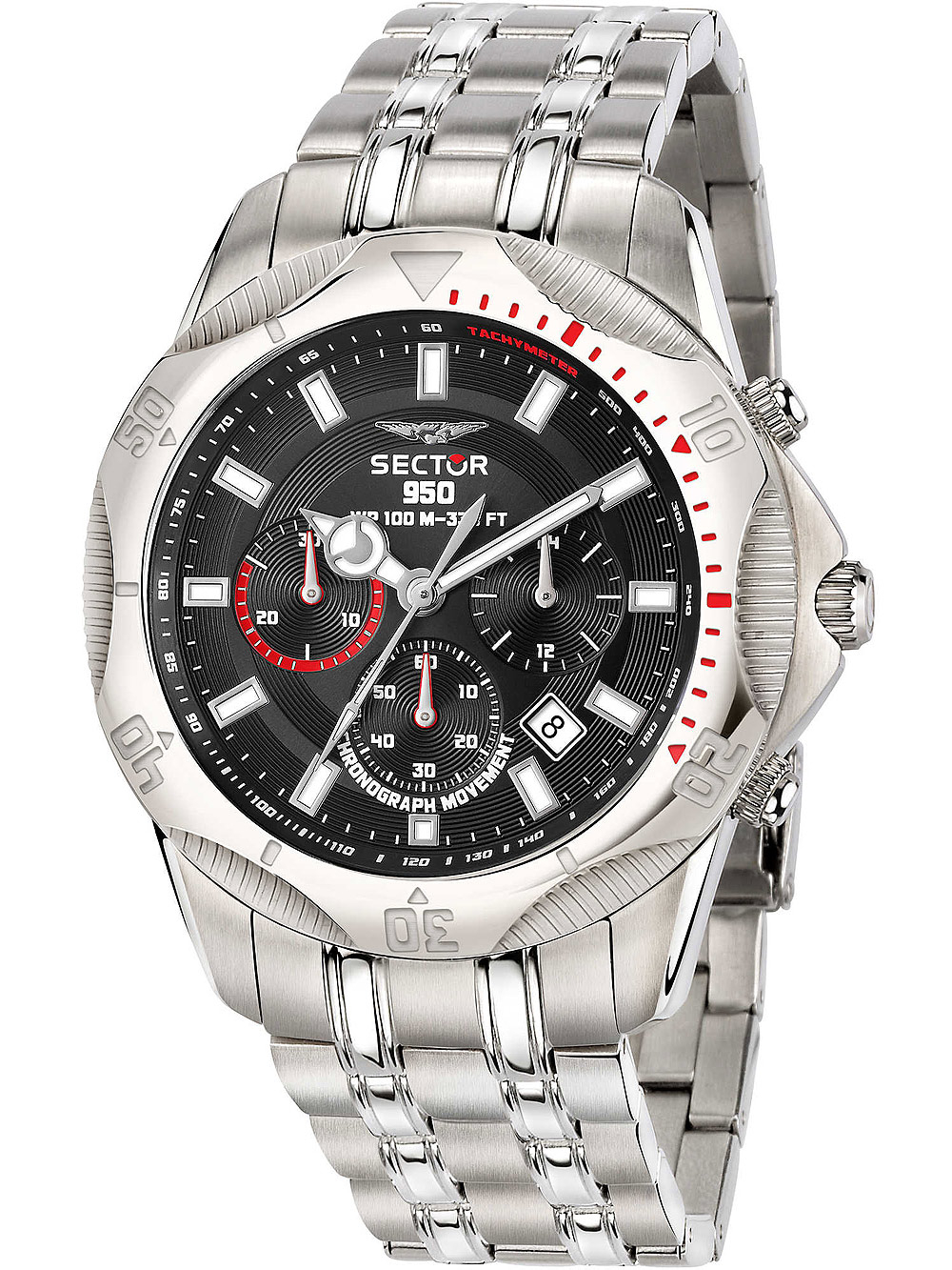 Sector R3273981007 Serie 950 Chronograph 44mm 10ATM