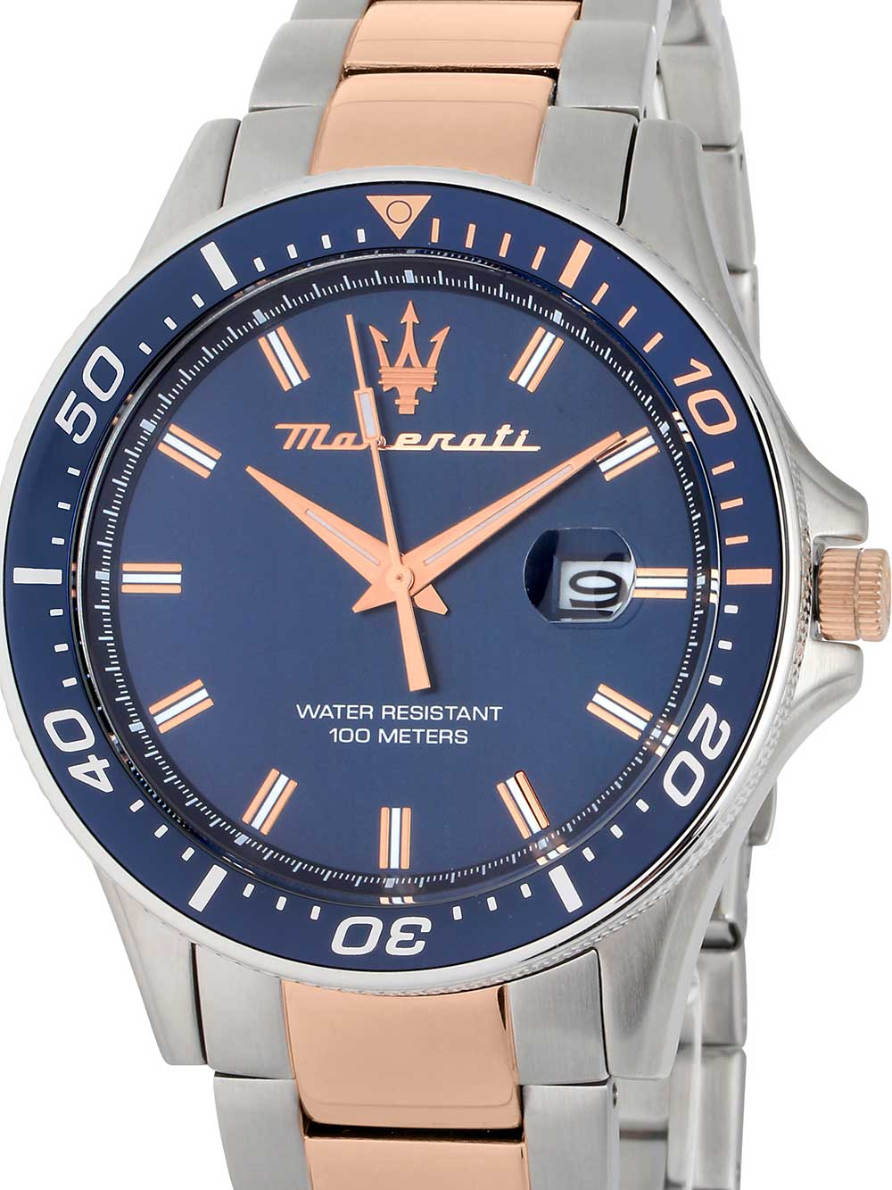 Maserati R8853140003 Sfida Herrenuhr 44mm 10ATM