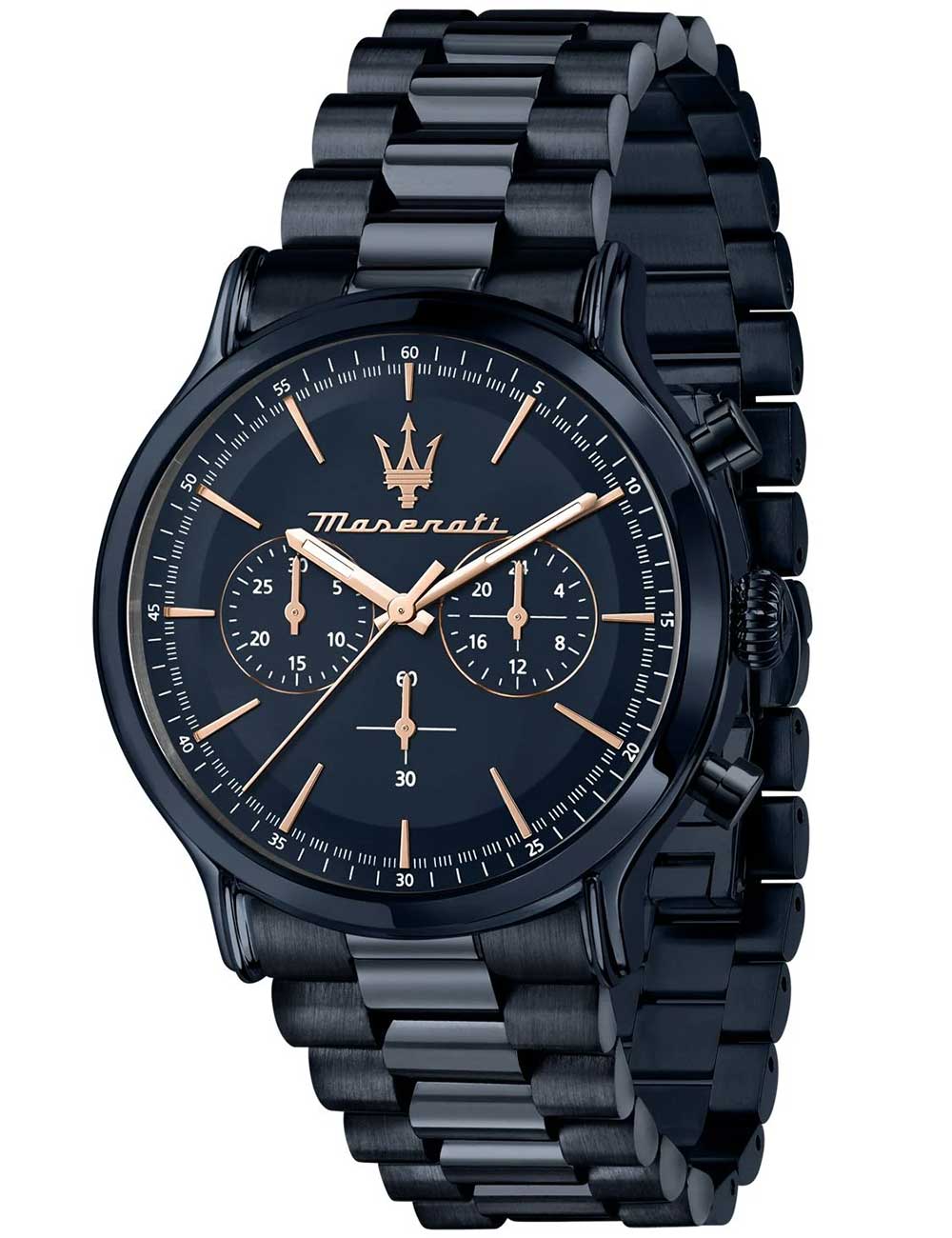 8056783058815 - Maserati R8873618032 Herrenuhr Epoca Blue Edition Chronograph 42mm 10ATM 8056783058815 - Maserati R8873618032 Herrenuhr Epoca Blue Edition Chronograph 42mm 10ATM