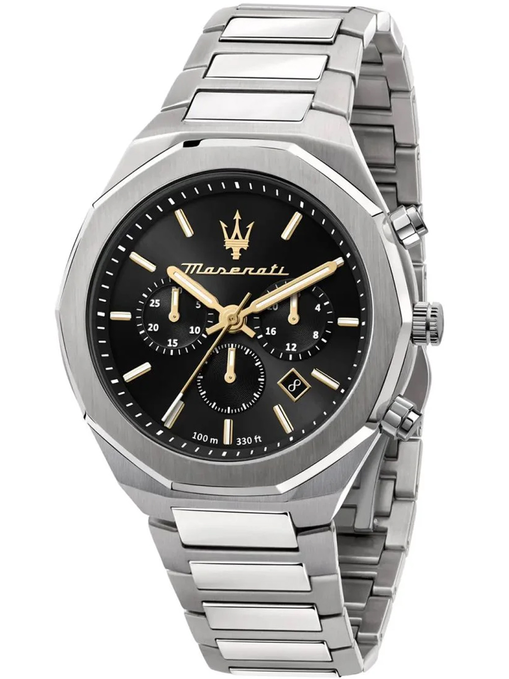 8033288983767 - Uhren - Stile 45Mm Chro Black Dial Br - in silver - Uhren für Unisex 8033288983767 - Uhren - Stile 45Mm Chro Black Dial Br - in silver - Uhren für Unisex