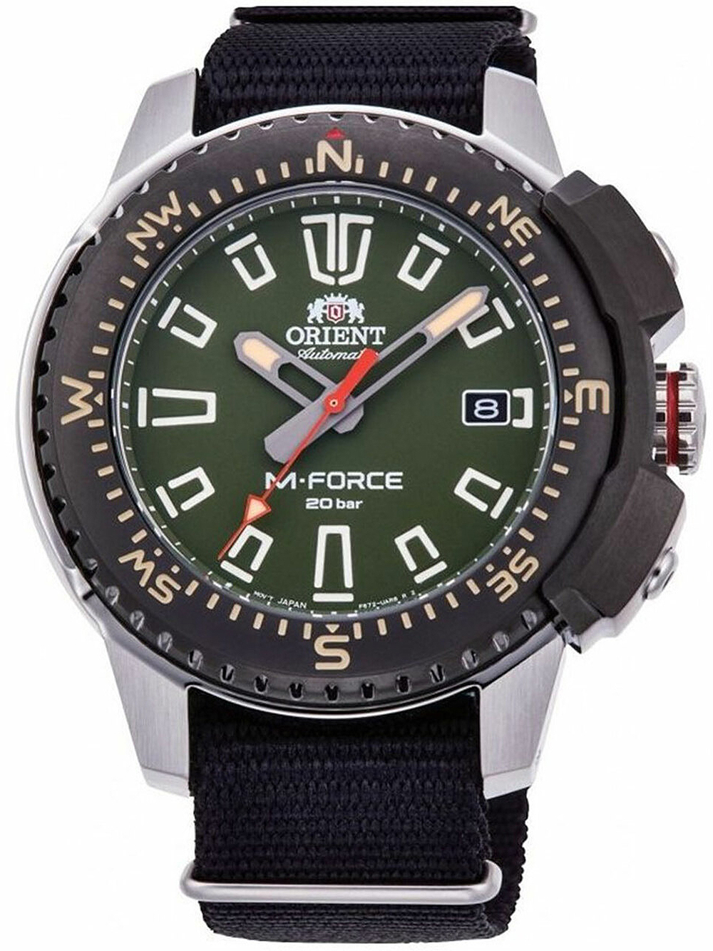 4942715027711 - Sports Mens Mechanical M-Force Land RA-AC0N03E10B Herren Automatikuhr 200m Wasserdicht 4942715027711 - Sports Mens Mechanical M-Force Land RA-AC0N03E10B Herren Automatikuhr 200m Wasserdicht