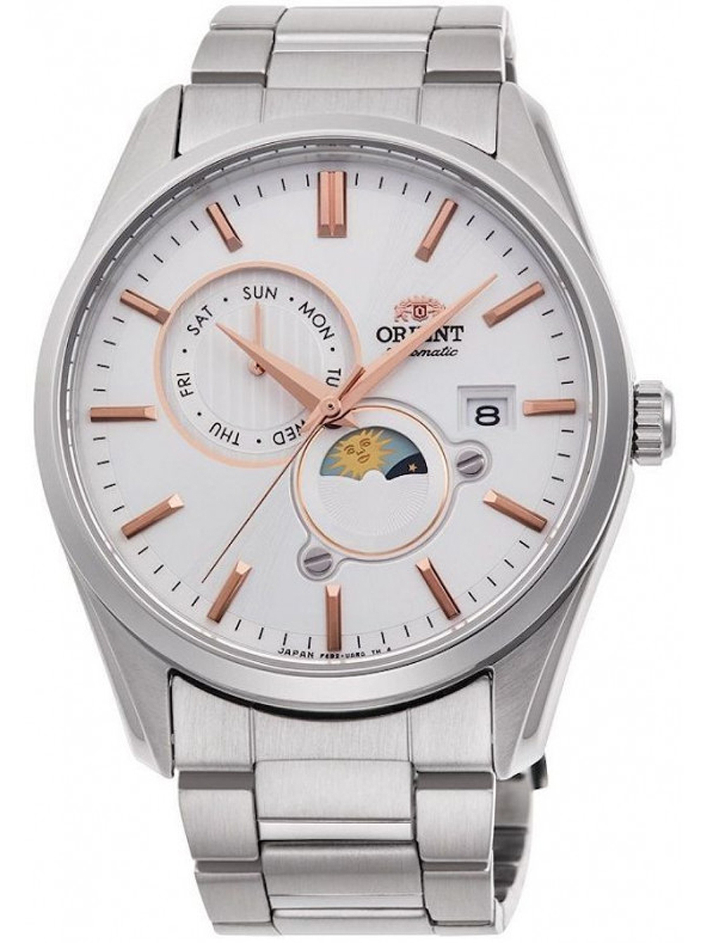 Orient RA-AK0306S10B Mondphase Automatik Herrenuhr 42mm 5ATM