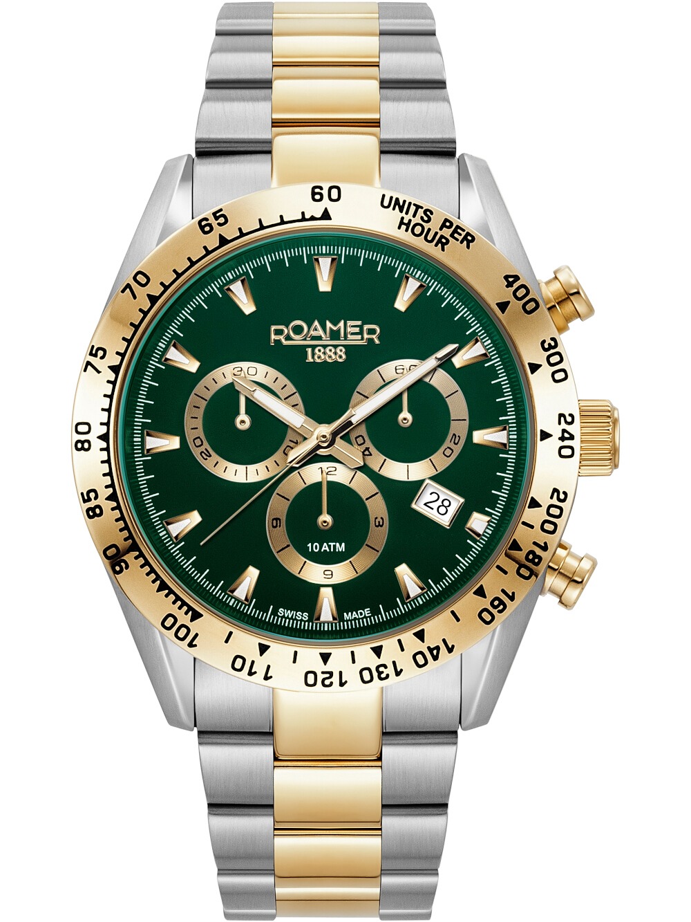 Roamer 850837 47 75 20 Herrenuhr Monza 100 Chronograph 42mm 10ATM