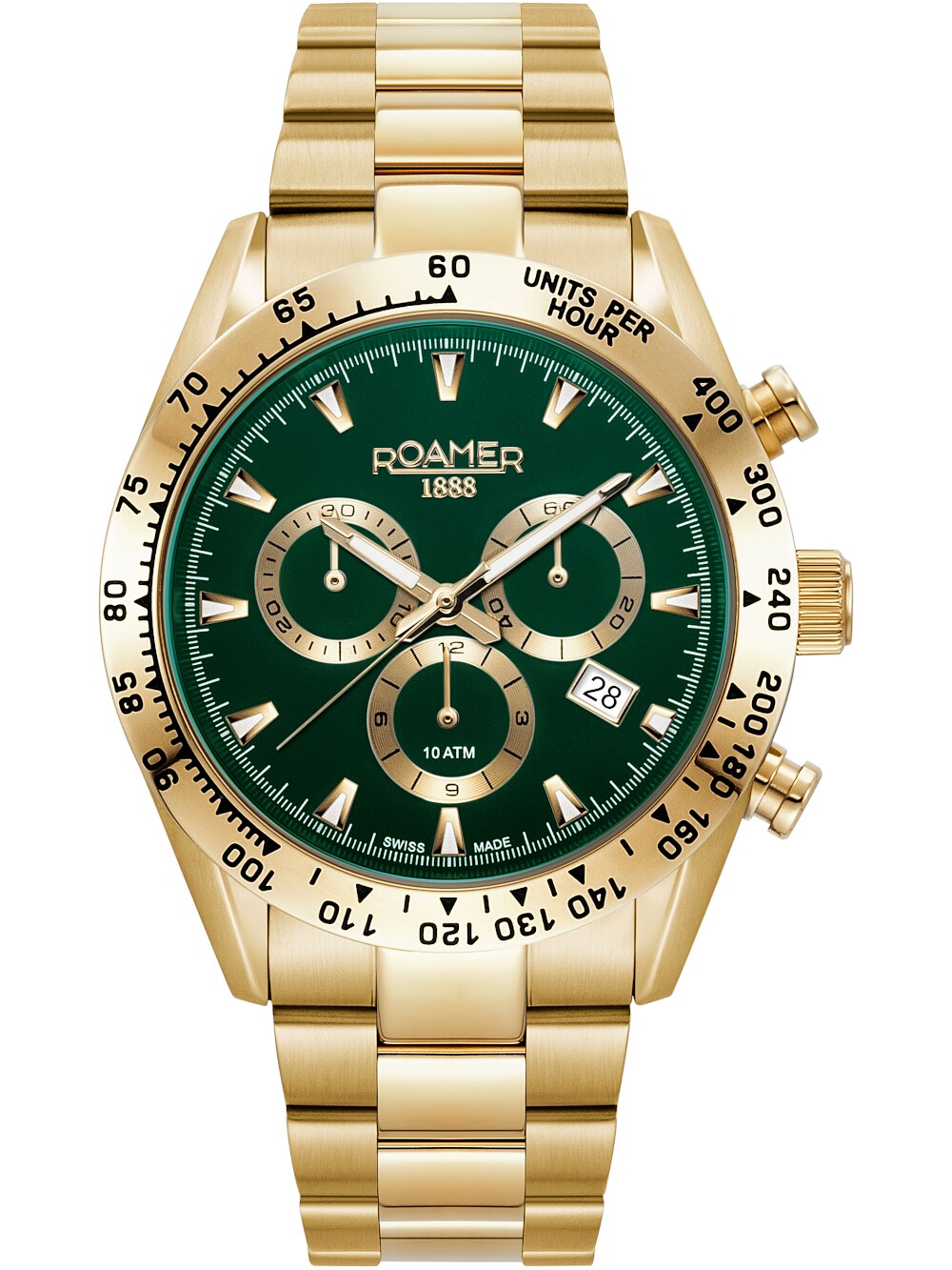 Roamer 850837 48 75 20 Herrenuhr Monza 100 Chronograph 42mm 10ATM