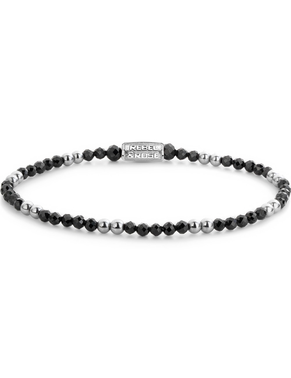 8721202162397 - RR-30005-S-S Armband Black & Silver Glam Rocks 8721202162397 - RR-30005-S-S Armband Black & Silver Glam Rocks