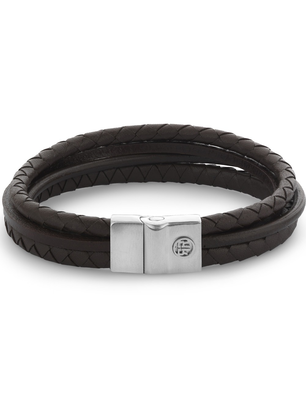 8721202161604 - RR-M0055-S-L Armband Full Metal Premium Combo 12mm Brown 8721202161604 - RR-M0055-S-L Armband Full Metal Premium Combo 12mm Brown