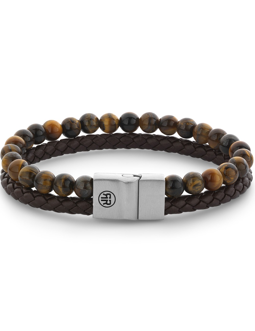 8721202161819 - RR-M0058-S-L Armband Full Metal Combo 12mm Tiger Lily 8721202161819 - RR-M0058-S-L Armband Full Metal Combo 12mm Tiger Lily