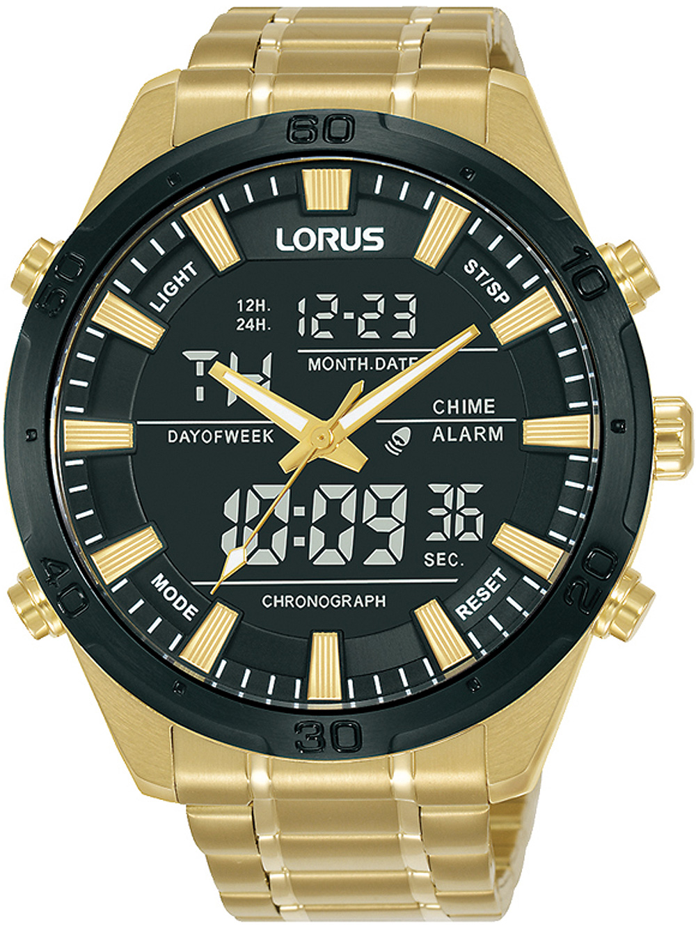 Lorus RW646AX9 Digital Chronograph 46mm 10ATM