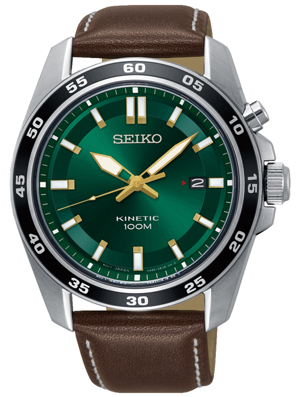 Seiko SKA791P1 Kinetic Herrenuhr 42mm 10ATM