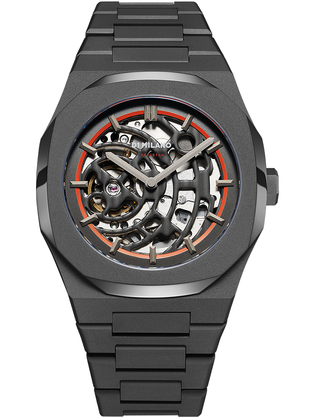 D1 Milano SKBJ06 Skeleton Automatik Herrenuhr 42mm 5ATM