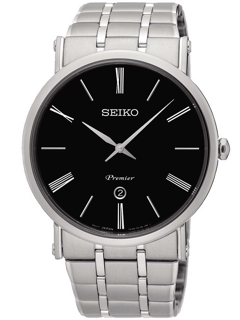 Seiko SKP393P1 Premier Herrenuhr Saphirglas 41mm 3ATM