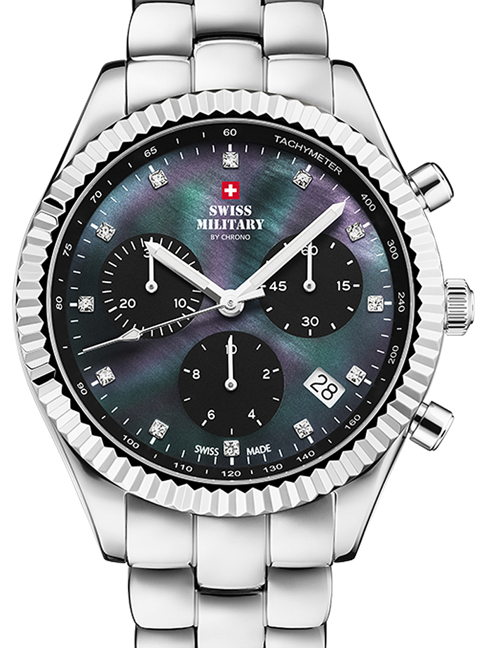 Swiss Military SM30207.01 Elegant Chronograph 38mm 5ATM