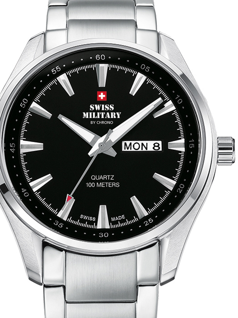 Swiss Military SM34027.01 Herrenuhr 44mm 10ATM