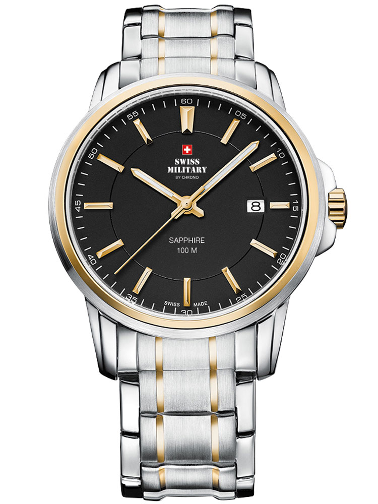 7630019115964 - Swiss Military SM3403904 Herrenuhr Saphirglas 40mm 10ATM 7630019115964 - Swiss Military SM3403904 Herrenuhr Saphirglas 40mm 10ATM