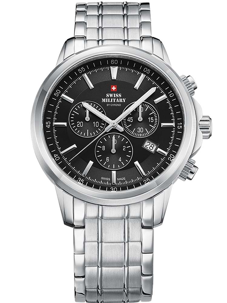 7630019125895 - Swiss Military SM3405201 Chronograph Herrenuhr Saphirglas 42mm 10ATM 7630019125895 - Swiss Military SM3405201 Chronograph Herrenuhr Saphirglas 42mm 10ATM