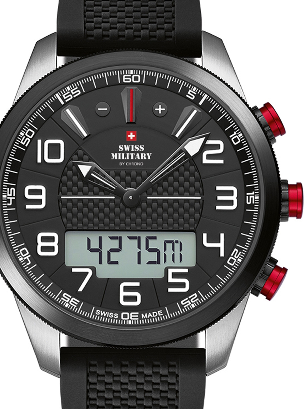 Swiss Military SM34061.01 Ana-Digi Chronograph 45mm 10ATM