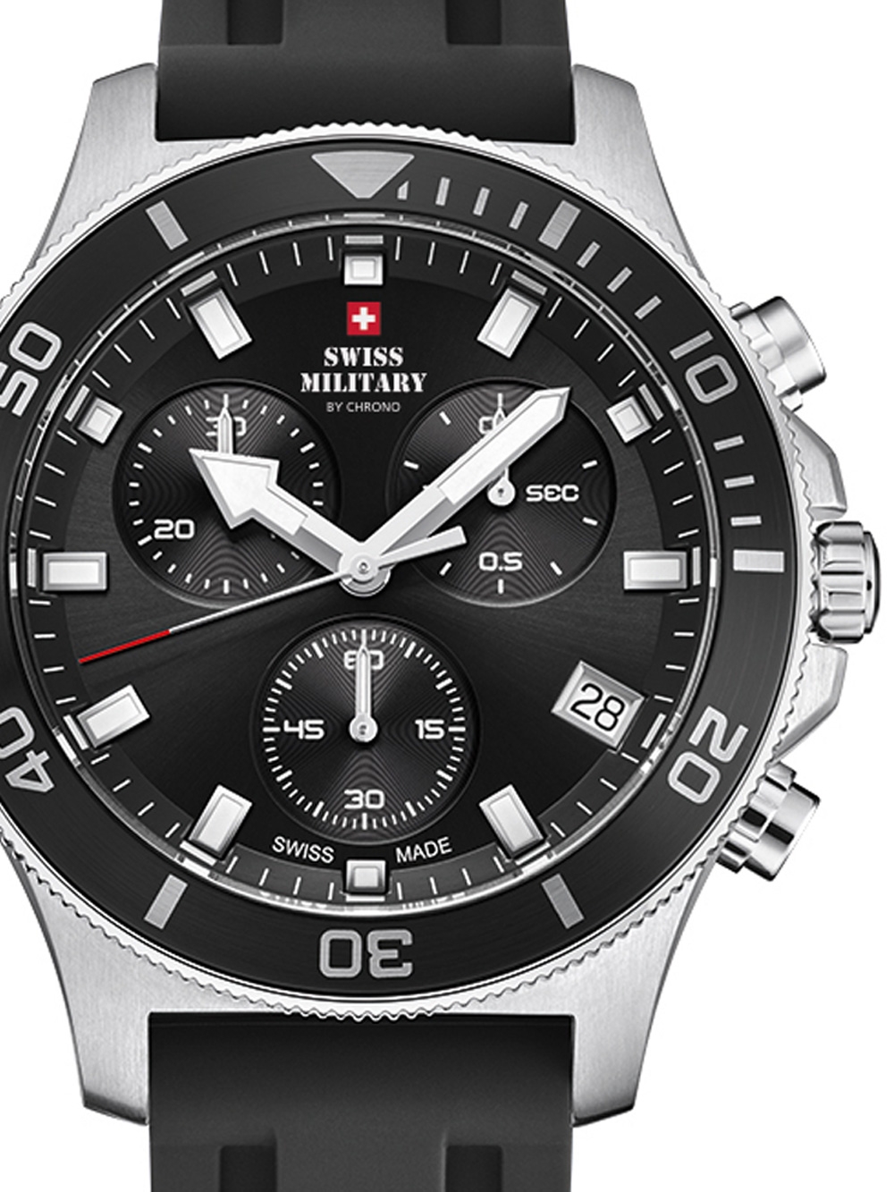 7630019133494 - Swiss Military SM3406707 Chronograph Herrenuhr 42mm 10ATM 7630019133494 - Swiss Military SM3406707 Chronograph Herrenuhr 42mm 10ATM