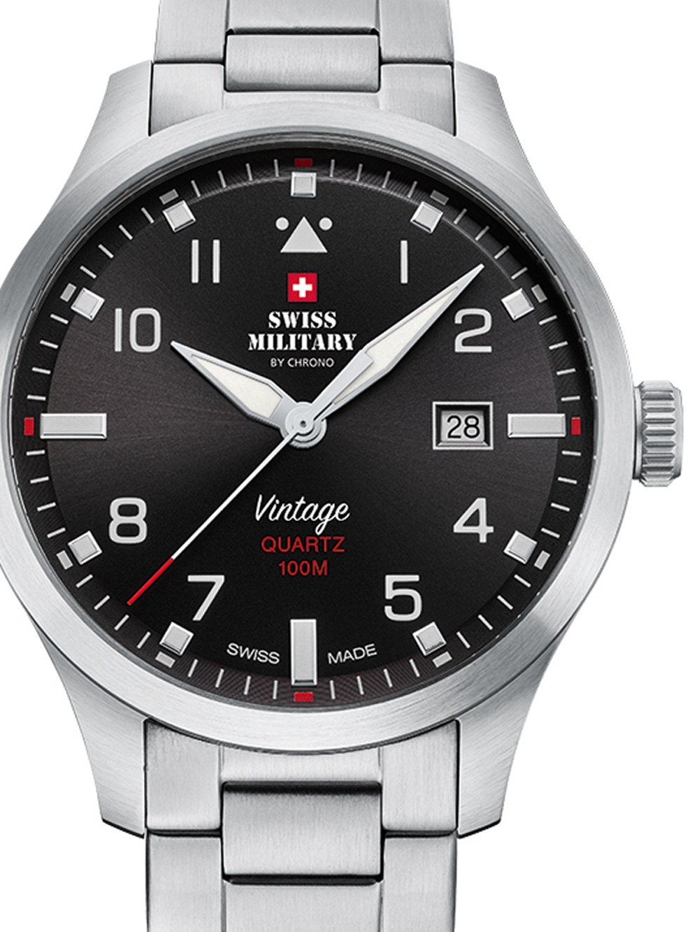 Swiss Military SM34078.01 Herren 43mm 10ATM