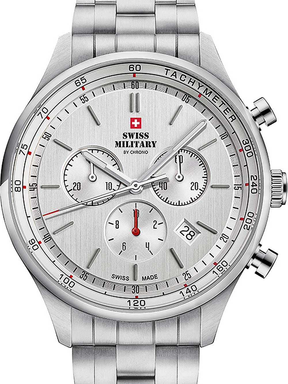 Swiss Military SM34081.02 Chronograph Herrenuhr 42mm 10ATM