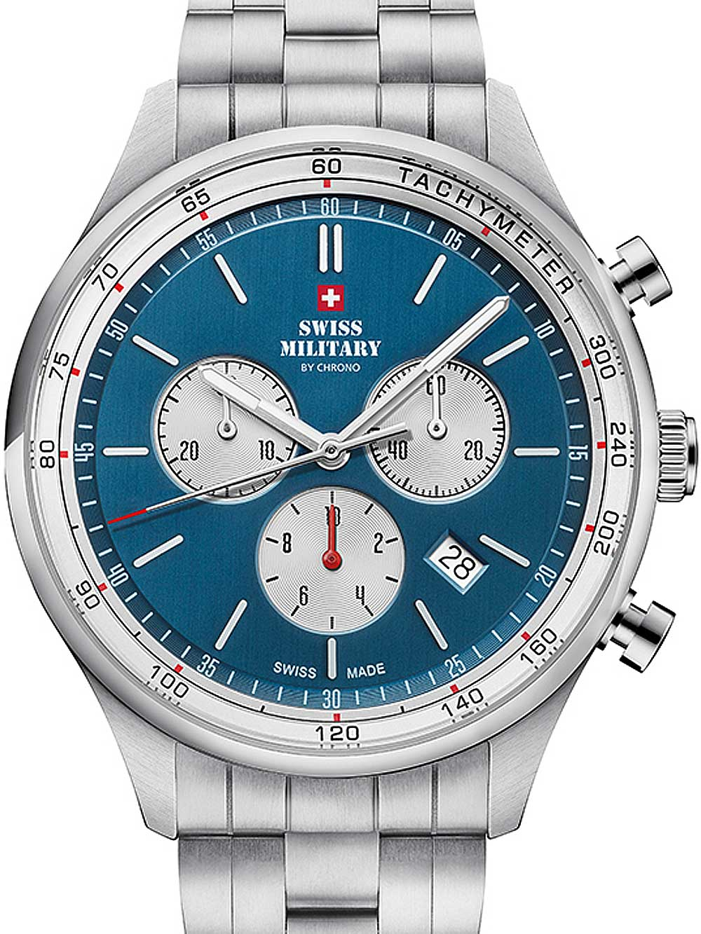 7630019146173 - Swiss Military SM3408103 Chronograph Herrenuhr 42mm 10ATM 7630019146173 - Swiss Military SM3408103 Chronograph Herrenuhr 42mm 10ATM
