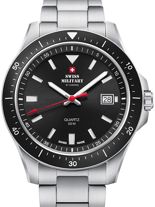 Swiss Military SM34082.01 Herren Quarz 42 mm 5ATM