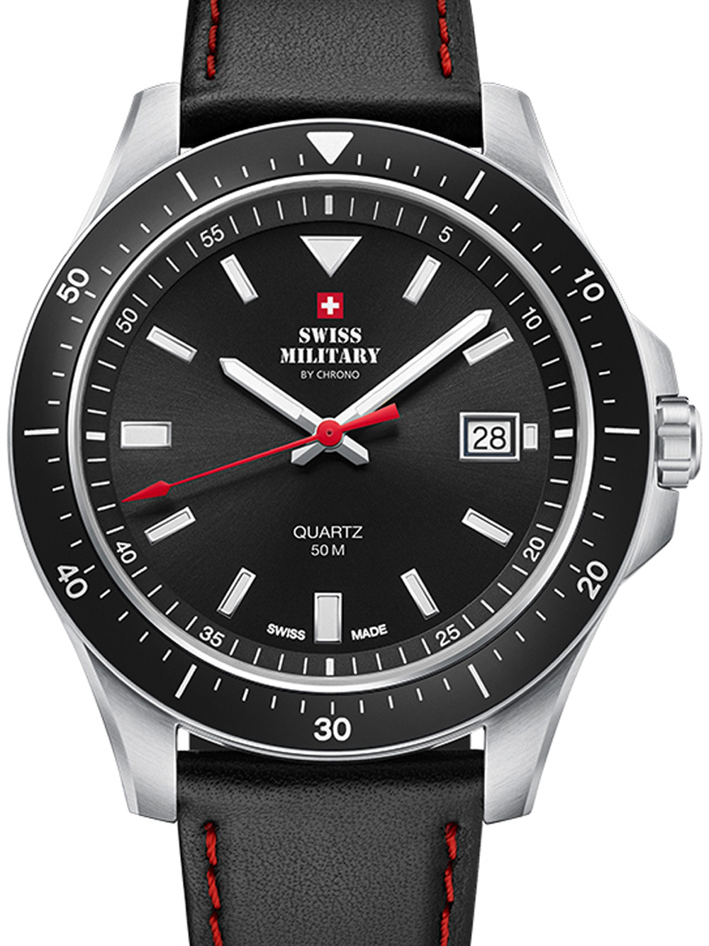 Swiss Military SM34082.04 Herren Quarz 42 mm 5ATM