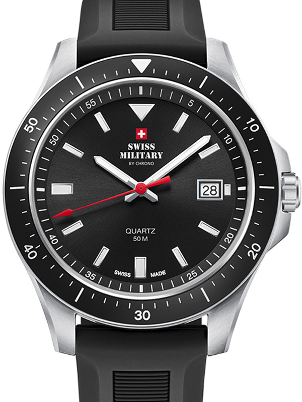 Swiss Military SM34082.07 Herren Quarz 42 mm 5ATM