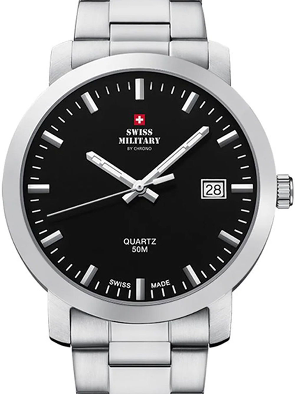 Swiss Military SM34083.01 Herrenuhr 40mm 5ATM