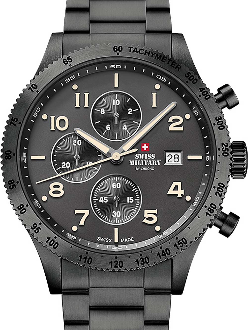 Swiss Military SM34084.04 Chronograph 42 mm 10ATM